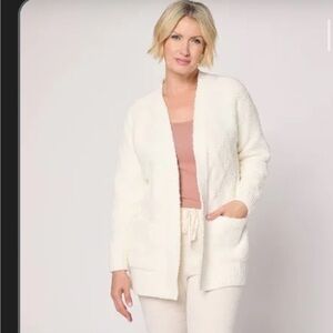 Barefoot Dreams Soft White Cardigan